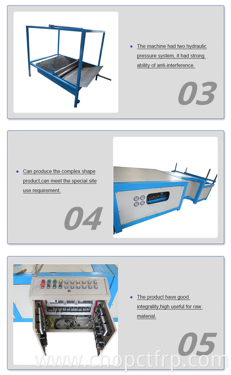 FRP fiberglass profile machine